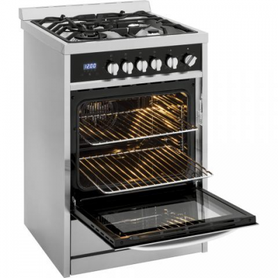 24" Haier 2.0 Cu. Ft. Dual Fuel Freestanding Range in Stainless Steel - HCR2250ACS