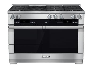 48" Miele HR 1955 G Dual Fuel M Touch Range with Grill - HR 1955 G
