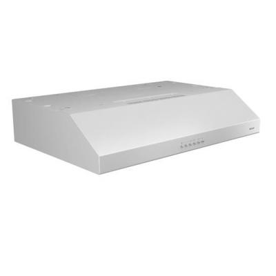 30" Broan 300 CFM Undercabinet Range Hood in White - BCSM130Wh