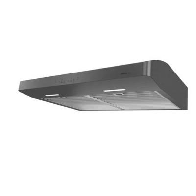 30" Broan Elite 600 CFM Undercabinet Range Hood In Black Stainless Steel - ERLE130BLS