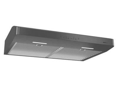 30" Broan Elite 600 CFM Undercabinet Range Hood In Black Stainless Steel - ERLE130BLS