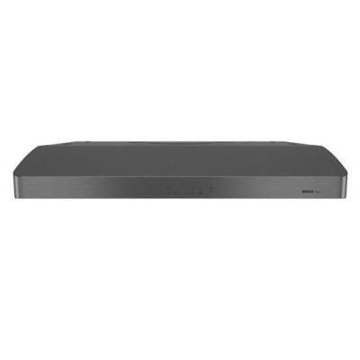 36" Broan Elite 600 CFM Under Cabinet Range Hood In Black Stainless Steel - ERLE136BLS