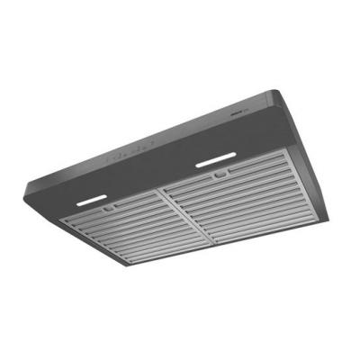 36" Broan Elite 600 CFM Under Cabinet Range Hood In Black Stainless Steel - ERLE136BLS