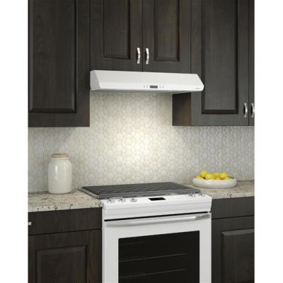 30" Broan 400 CFM Under Cabinet Range Hood In White - BKDJ130WH