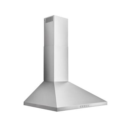 30" Broan Convertible Wall-Mount Pyramidal Chimney Range Hood With 450 MAX CFM In Stainless Steel - BWP1304SS