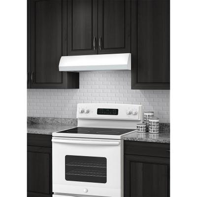 30" Broan 4-Way Convertible Under-Cabinet Range Hood With 270 Max CFM In White - BXT130WWC