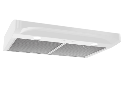 30" Broan Elite Alta 1 Series Convertible Under-Cabinet Range Hood in White - ALT130WW