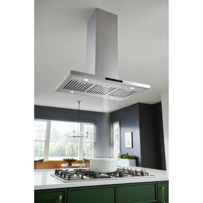 36" Broan Elite EIT1 Series T-Style Island Range Hood in Stainless Steel - EIT1366SS