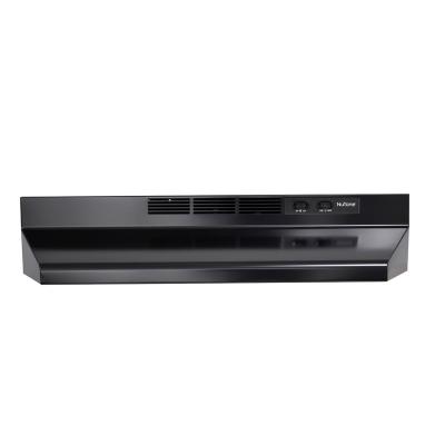 30" Broan NuTone NU2 Series Under-Cabinet Range Hood with 230 Max Blower CFM 3.5 Sones in Black - NU230BL