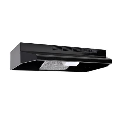 30" Broan NuTone NU2 Series Under-Cabinet Range Hood with 230 Max Blower CFM 3.5 Sones in Black - NU230BL