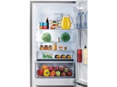 24" Blomberg 11.43 cu.ft. Capacity  Bottom Freezer Refrigerator in Stainless Steel -  BRFB1045SS