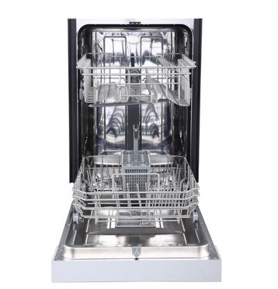18" GE Built-In Front Control Dishwasher with Stainless Steel Tall Tub - GBF180SGMWW