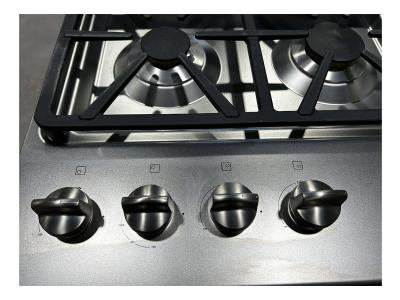 30" Miele Gas Cooktop with Dual Wok Burner - KM 3464 G