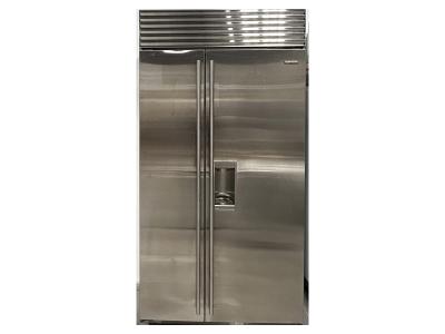 42" SUBZERO Built-In Side-by-Side Refrigerator/Freezer with Dispenser - BI-42SD/S/TH