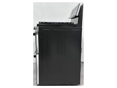 30" GE Profile Free-Standing Gas Double Oven Range in Fingerprint Resistant Stainless Steel - PCGB965YPFS