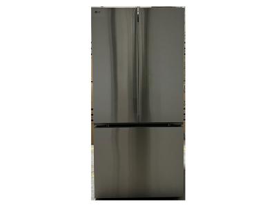 33" LG 21 Cu. Ft. Wide Counter Depth 3 Door French Door Refrigerator - LF21C6200S