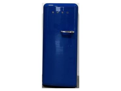 24" SMEG 9.92 Cu. Ft. 50's Style Retro Design Top Freezer Refrigerator in Black - FAB28ULBL3