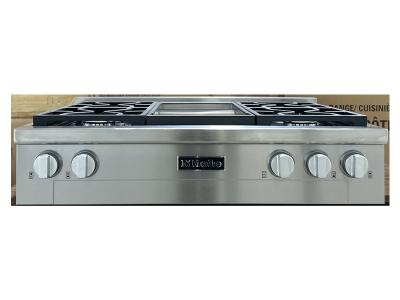 36" Miele Gas Rangetop with Griddle - KMR 1136 G