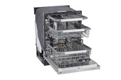 24" LG Smart Top Control Dishwasher with QuadWash Pro and 1-hour Wash and Dry - LDPH6762S