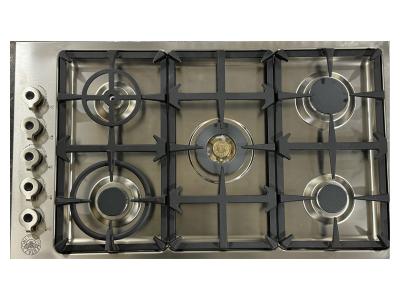 36" Bertazzoni Professional Series Gas Cooktop with 5 Sealed Burners - QB36500X