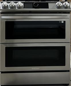 30" Samsung 6.3 Cu. Ft. Dual Fuel Range With True Convection And Air Fry - NY63T8751SS