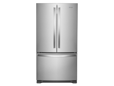 36" Whirlpool French Door Bottom Mount Full Depth Refrigerator in FingerPrint Resistant Stainless Steel - WRFF3036RZ