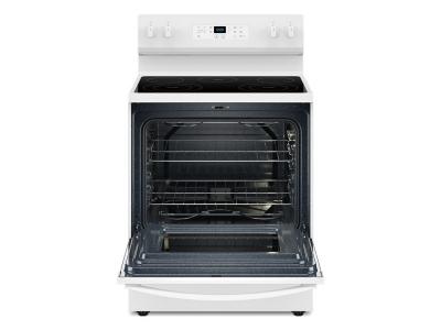 30" Whirlpool 5.3 Cu. Ft. Freestanding Electric Range with Steam Clean - YWFES3330RW