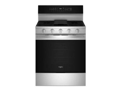 30" Whirlpool 5.3 Cu. Ft. Smart Gas Range with Air Cooking Technology  - WFGS7530RZ