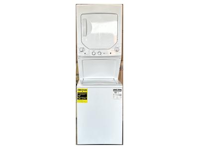 24" GE Unitized Spacemaker Washer And Gas Dryer - GUD24GSSMWW