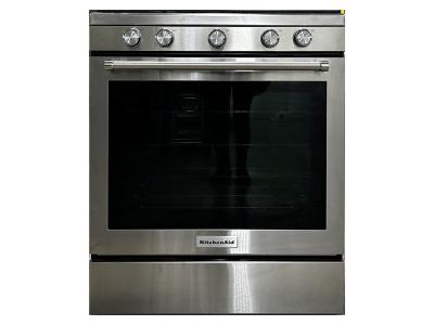 30" KitchenAid 5.8 Cu. Ft. 5-Burner Gas Convection Range - KFGG500ESS