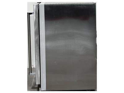 24" KitchenAid Undercounter Refrigerator with Glass Door and Shelves with Metallic Accents - KURL314KSS