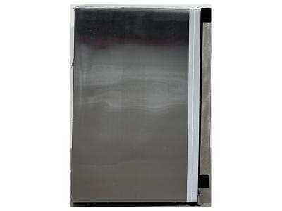 24" KitchenAid Undercounter Refrigerator with Glass Door and Shelves with Metallic Accents - KURL314KSS