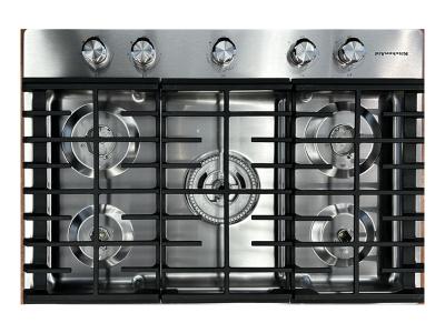 30" KitchenAid 5-Burner Gas Cooktop - KCGS550ESS