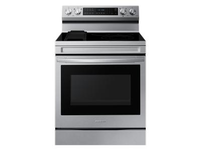 30" Samsung 6.3 Cu. Ft. Freestanding Electric Range With Air Fry And Wi-fi In Stainless Steel - NE63A6711SS