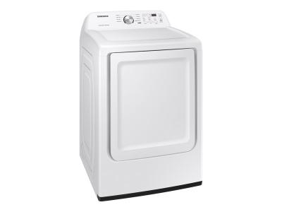 27" Samsung 7.2 Cu. Ft. Dryer With Sensor Dry In White - DVE45T3200W