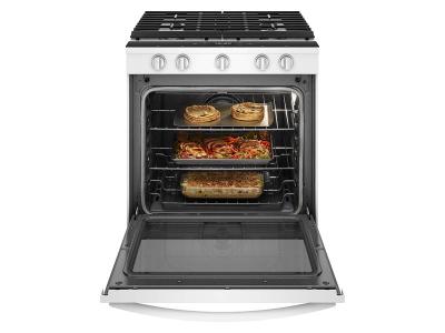 30" Whirlpool 5.8 Cu. Ft. Smart Slide-in Gas Range  - WEG750H0HW