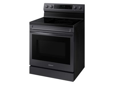 30" Samsung 6.3 Cu. Ft. Freestanding Electric Range With Air Fry And Wi-fi - NE63A6711SG