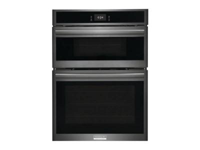 30" Frigidaire Gallery 5.3 Cu. Ft. Microwave Wall Oven in Black Stainless Steel - GCWM3067AD