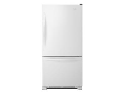 30" Whirlpool 19 Cu. Ft. Bottom-Freezer Refrigerator with Freezer Drawer - WRB329DFBW