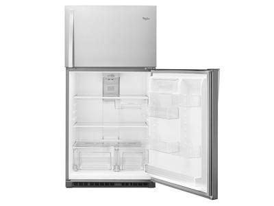 33" Whirlpool® Top-Freezer Refrigerator with Optional EZ Connect Icemaker Kit - WRT541SZDM