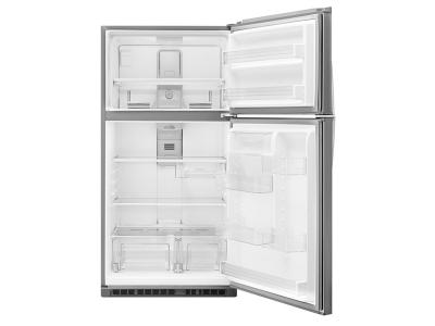 33" Whirlpool® Top-Freezer Refrigerator with Optional EZ Connect Icemaker Kit - WRT541SZDM