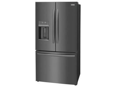 36" Frigidaire Gallery 22.6 Cu. Ft. French Door Refrigerator in Black Stainless Steel - GRFC2353AD