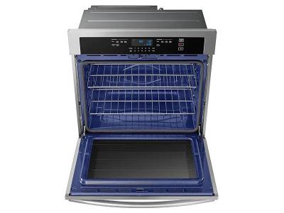 30" Samsung 5.1 Cu. Ft. Wall Oven with Wi-Fi Connectivity in Stainless Steel - NV51T5512SS