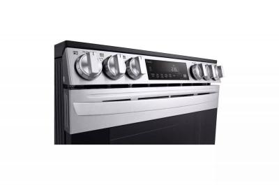 30" LG 6.3 Cu. Ft. Smart Electric Slide-in Range with Convection Air Fry and EasyClean - LSEL633CF