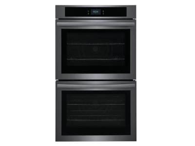 30" Frigidaire 10.6 Cu. Ft. Double Electric Wall Oven With Fan Convection In Black Stainless Steel - FCWD3027AD