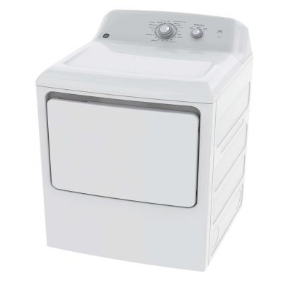 30" GE 6.2 Cu Ft. Capacity DuraDrum Electric Dryer White - GTD32EBMPWW