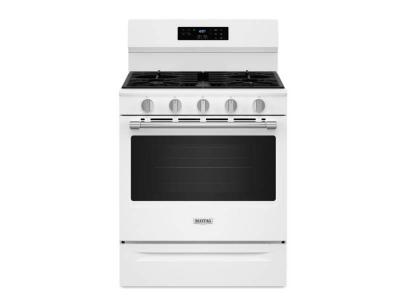 30" Maytag 5.0 Cu. Ft. Convection Gas Range With No Preheat Air Fry - MFGS6030RW