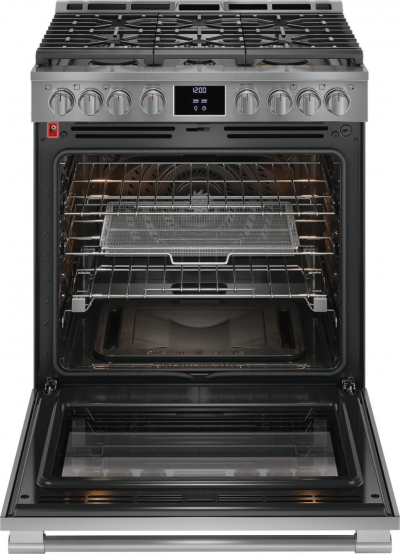 30" Frigidaire Professional Freestanding Gas Range in Stainless Steel - PCFG3080AF