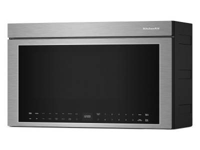 30" KitchenAid 1.1 Cu. Ft. 900 Watt Multifunction Flush Over-The-Range Microwave with Infrared Sensor Modes - YKMMF730PPS