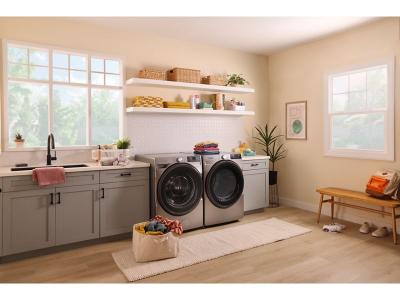 27" Whirlpool 5.2 Cu. Ft. Front Load Washer with WiFi Connectivity - WFW5720RR